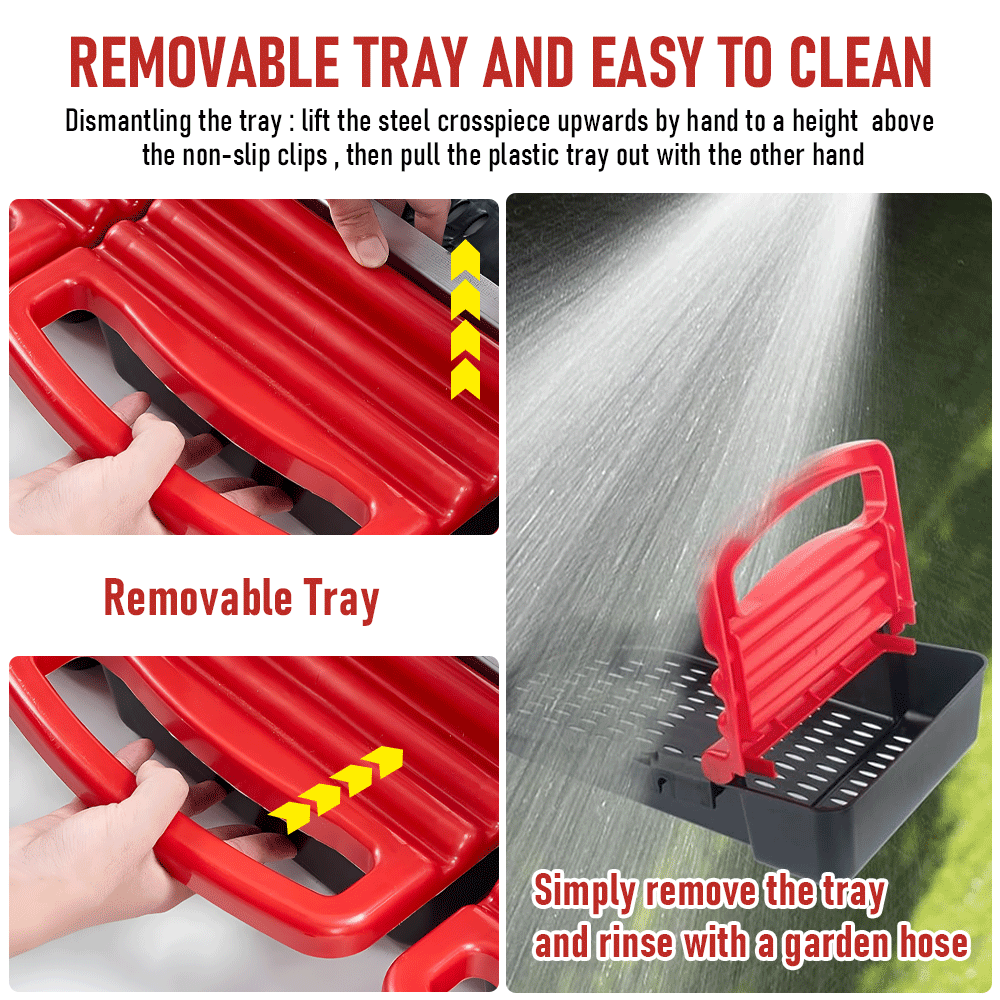 Chicken Hen Coop Hutch Nesting Box 3-Hole Roll Away Metal Design 52x47.5x81cm Durable Indoor Outdoor Laying Box with Easy Access Ventilation