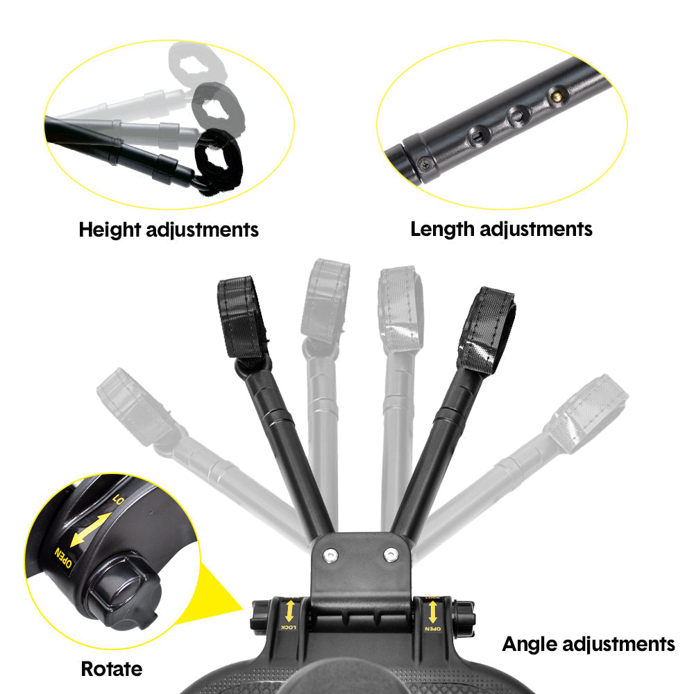 Universal Pram Board Seat and Stand Up Adjustable Buggy Board Pushchair with Bear Pattern Removable Seat Fits Most Strollers Holds Children Up to 25kg