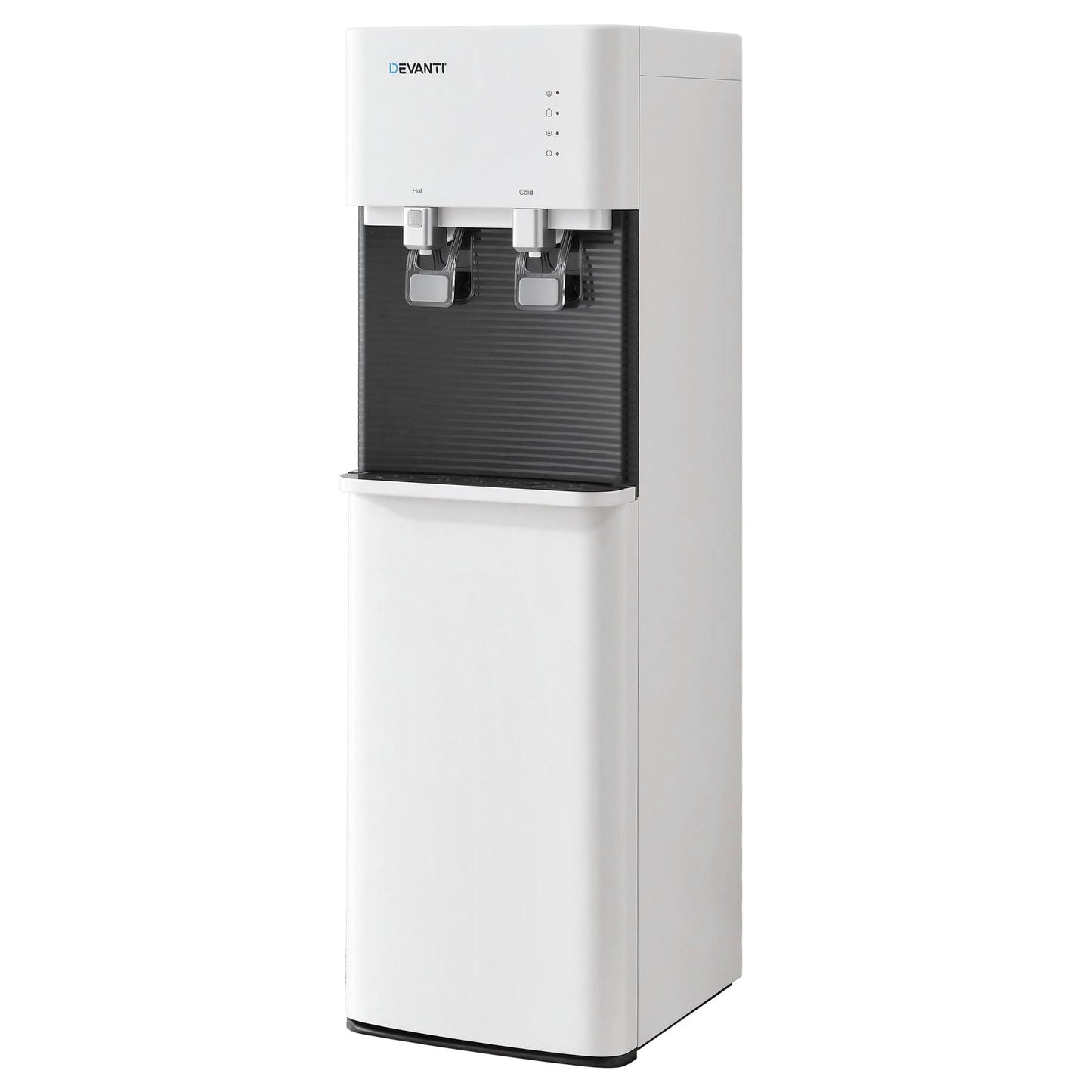 Devanti 2 Taps Water Cooler Dispenser Bottom Loading Dispenser Chiller Filter Purifier