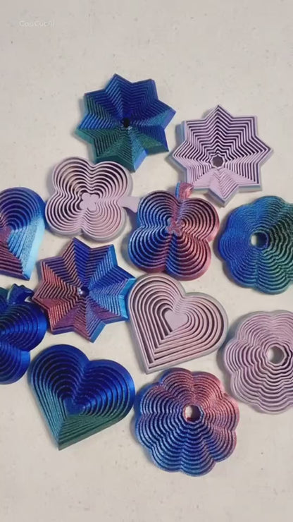 Blue And Purple Star 3D Fidget Sensory Toy